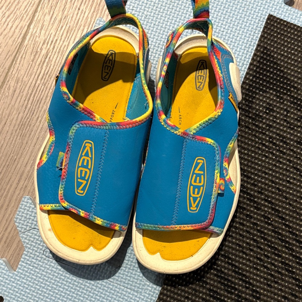 Keen Kids Blue and Yellow Water Shoes
